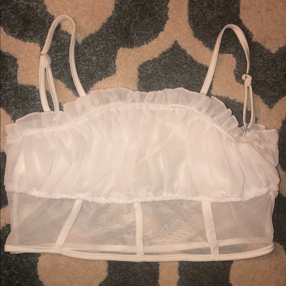 Paris Frill Cami in WHITE 🤍 - Picture 3 of 4